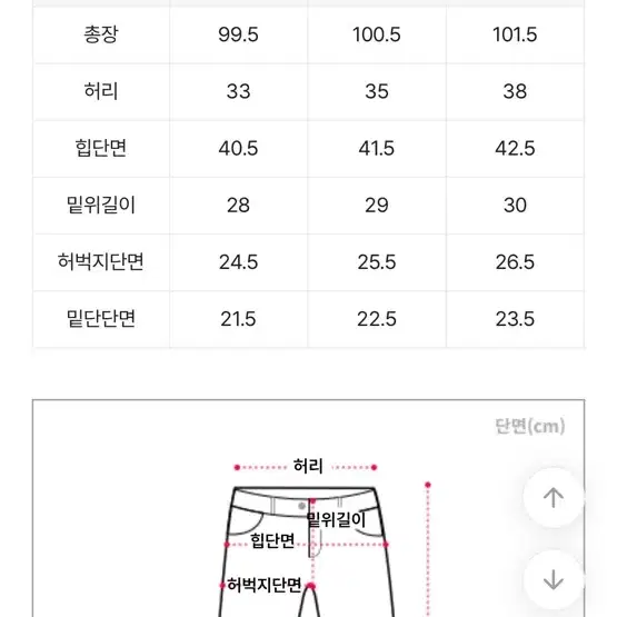 메이즈런 하이웨스트 일자부츠핏 생지 데님 팬츠 흑청