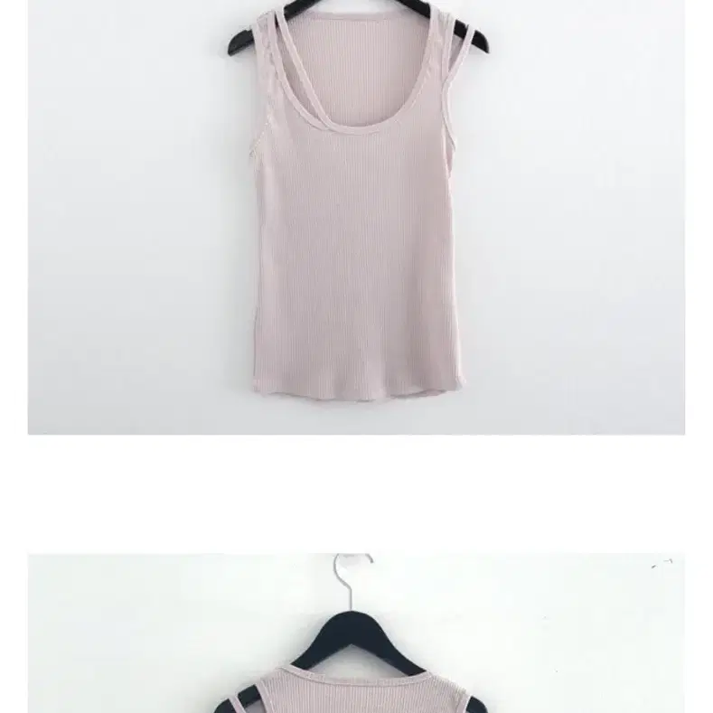 로웨어 unbalance strap golgi sleeveless