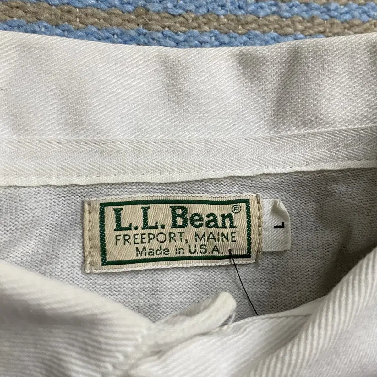 80s Made in USA 빈티지 엘엘빈 LLbean 럭비티