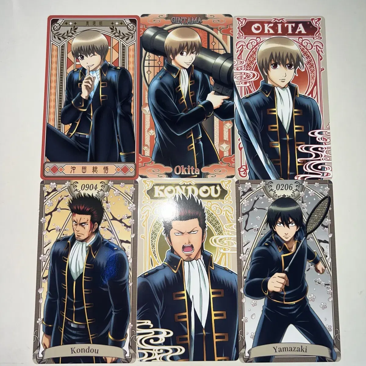 [Gintama] Arcana kard Okita Sogo , Kondo , Yamazaki