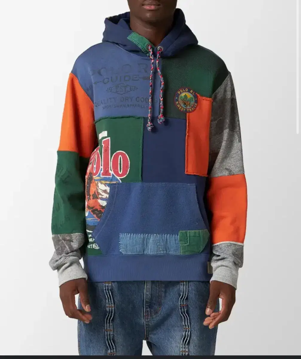 Polo Patchwork Hoodie XL sells