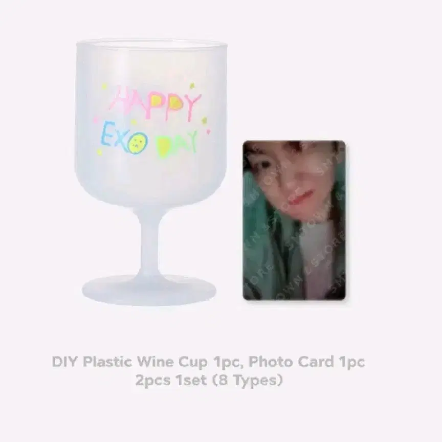 Baekhyun MD 11th Anniversary Wine Glass (Wine Glass + Photocard)