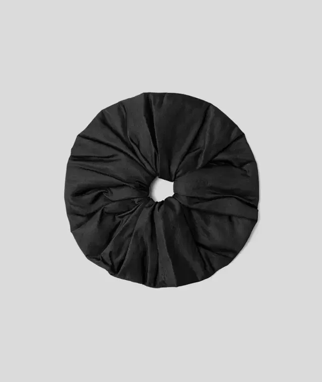 듀피온 스크런치 블랙 DUPION SCRUNCHIE BLACK