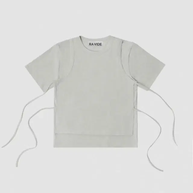 RAVIDE STRING LAYERED TEE OATMEAL