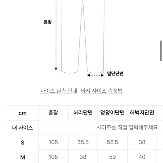 슈퍼서브 찢청 m