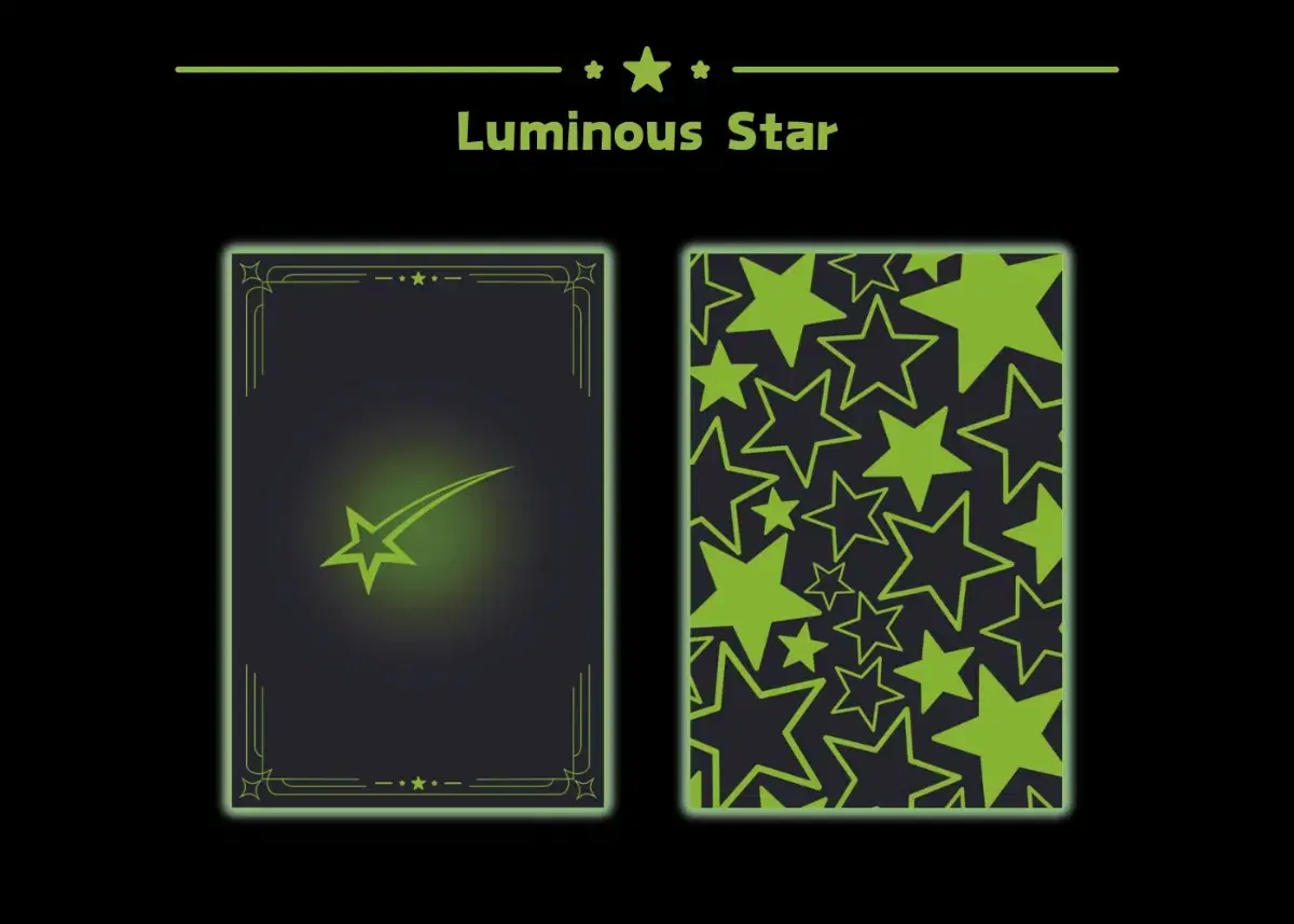 Luminous Star Neo Green Lime BinderPaper IndexPaper PhotocardBinder Photocard