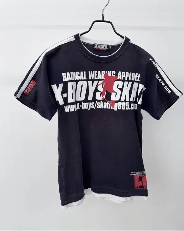 x-boys 빈티지 힙합 티셔츠 xlarge xgirl 라인 y2k펑크