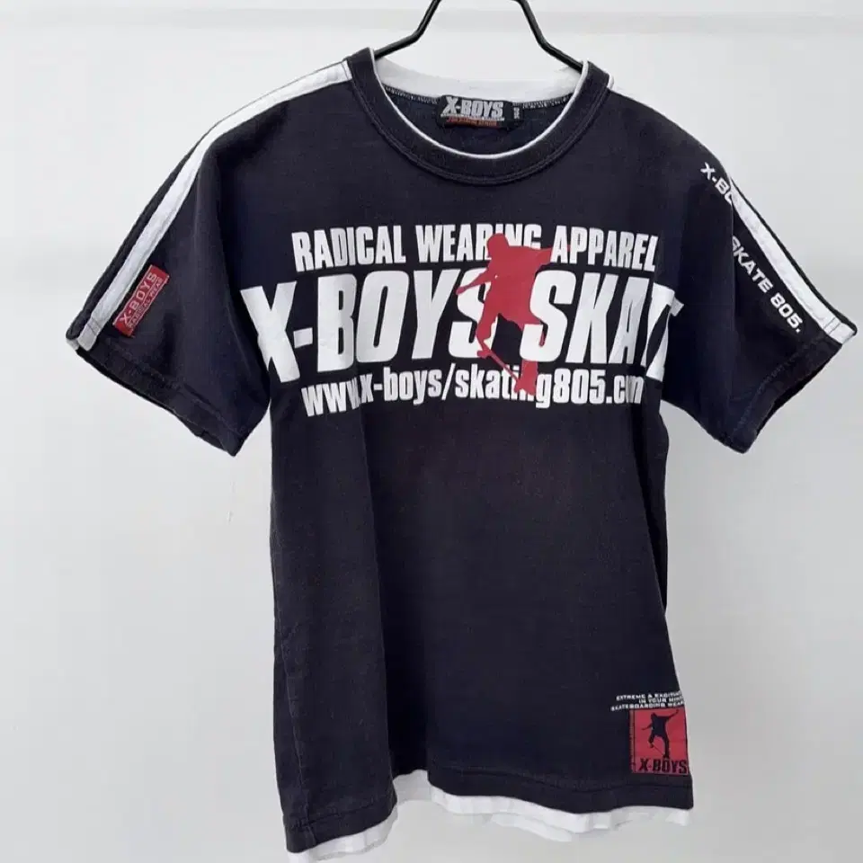 x-boys 빈티지 반팔 티셔츠 xlarge xgirl 라인 y2k펑크