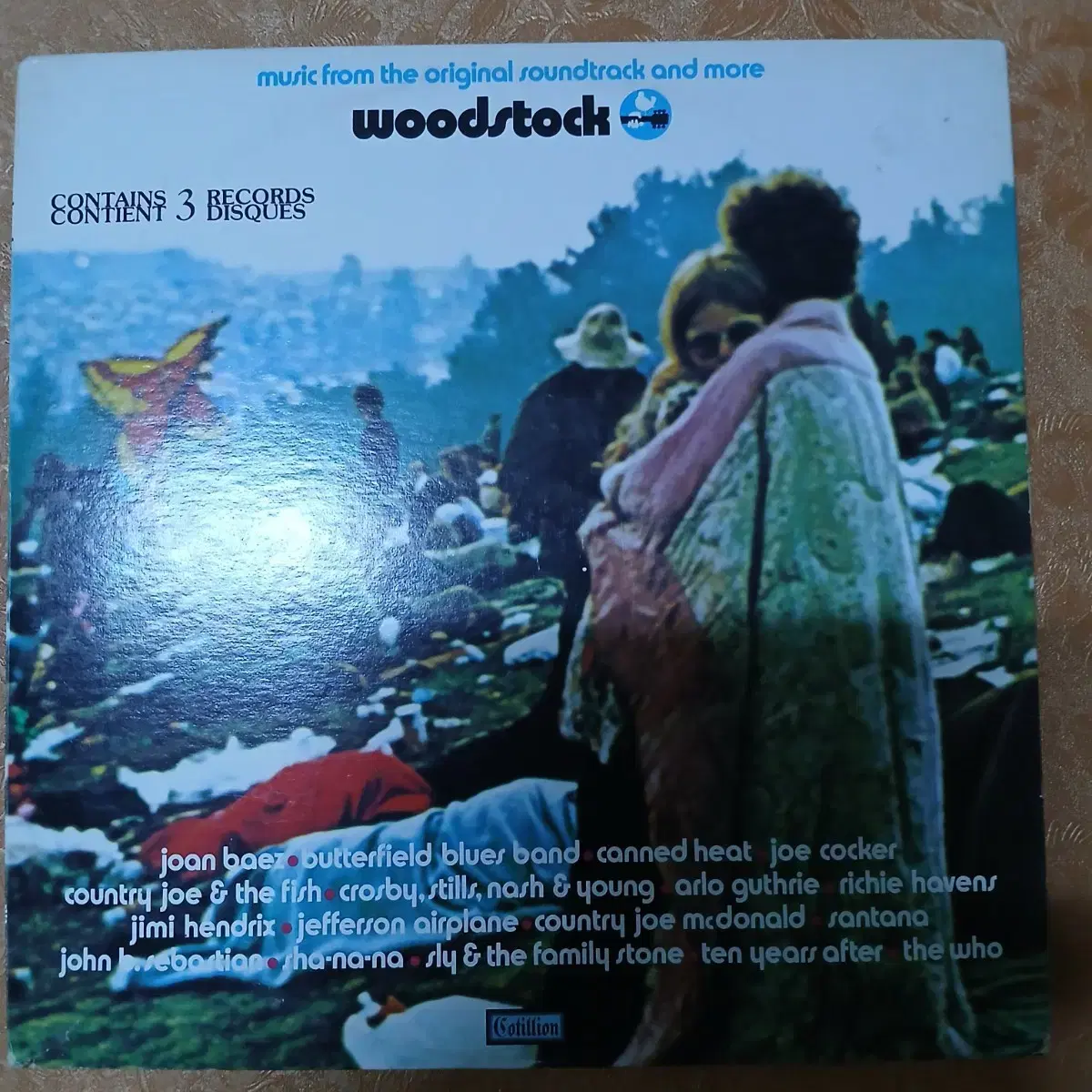 Lp중고 WOODSTOCK 3LP 음반 판매합니다.