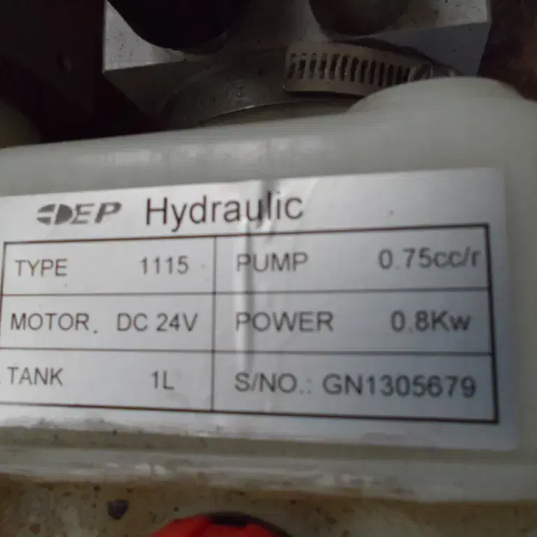 DC24V소형 유압펌프 파레트 리프트용으로 사용하던것