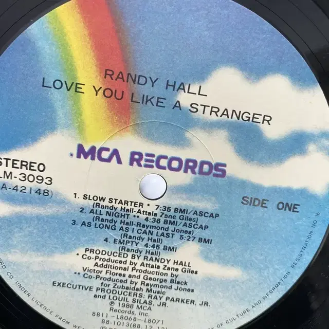 RANDY HALL  LP / AA5198