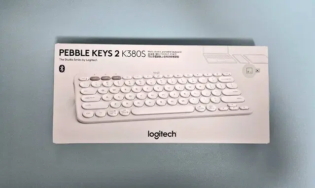 미개봉) 로지텍 K380S 블루투스 무선 키보드 PEBBLE KEYS 2