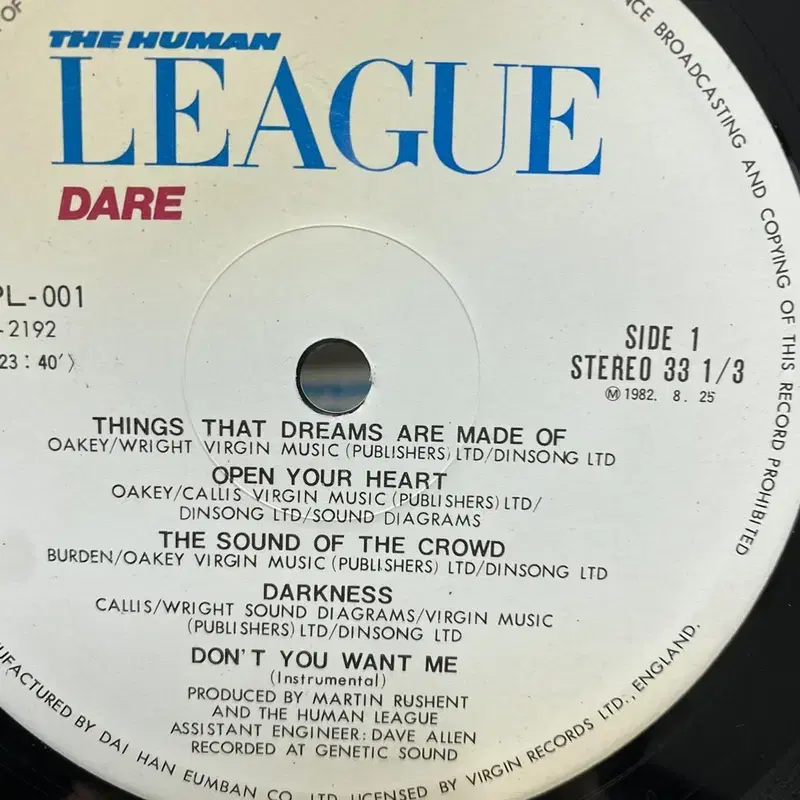 LEAGUE DARE LP / AA5227