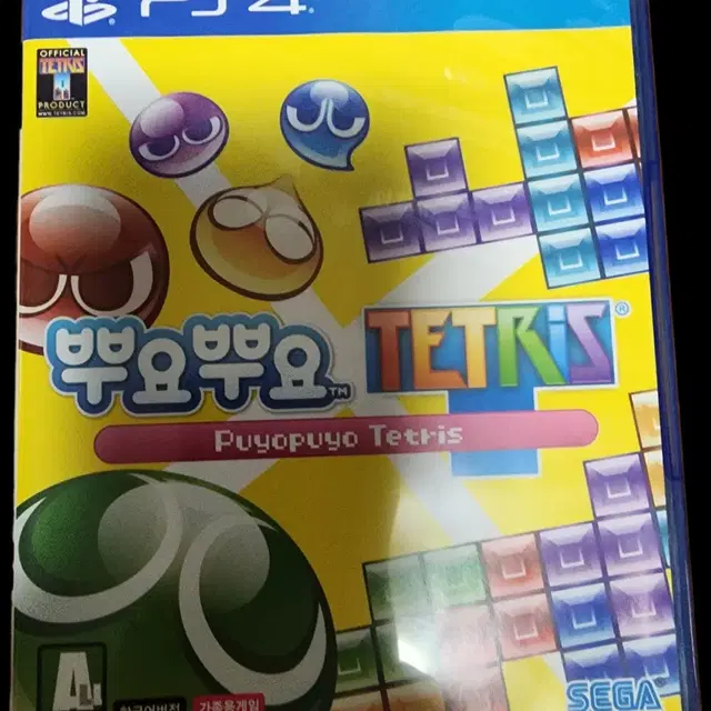 ps4 플스4 뿌요뿌요 테트리스(중고/정발/한글)