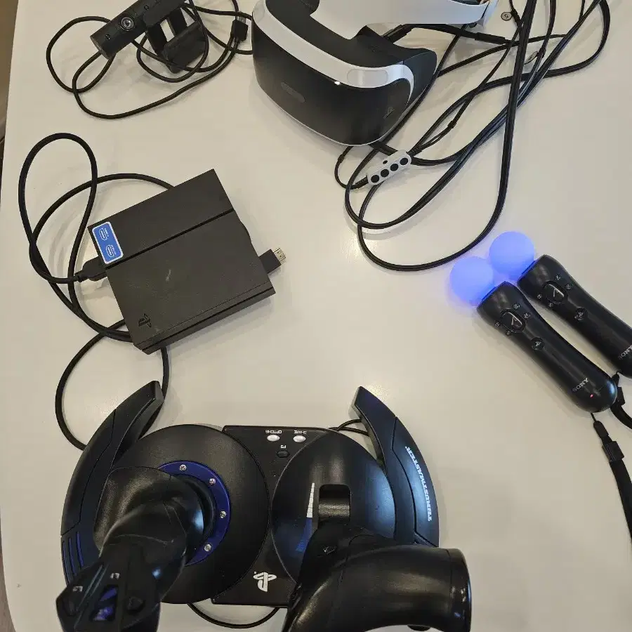 PS VR, 트러스트마스터 호타스4 비행시뮬레이터, CD 2개 일괄