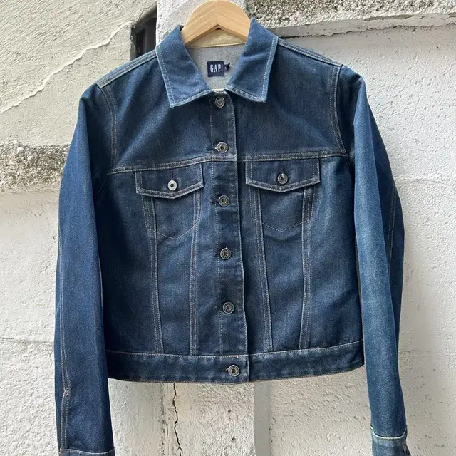 90s GAP 갭 올드스쿨 빈티지 인디고 데님트러커 자켓 55size