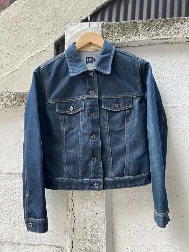 90s GAP 갭 올드스쿨 빈티지 인디고 데님트러커 자켓 55size