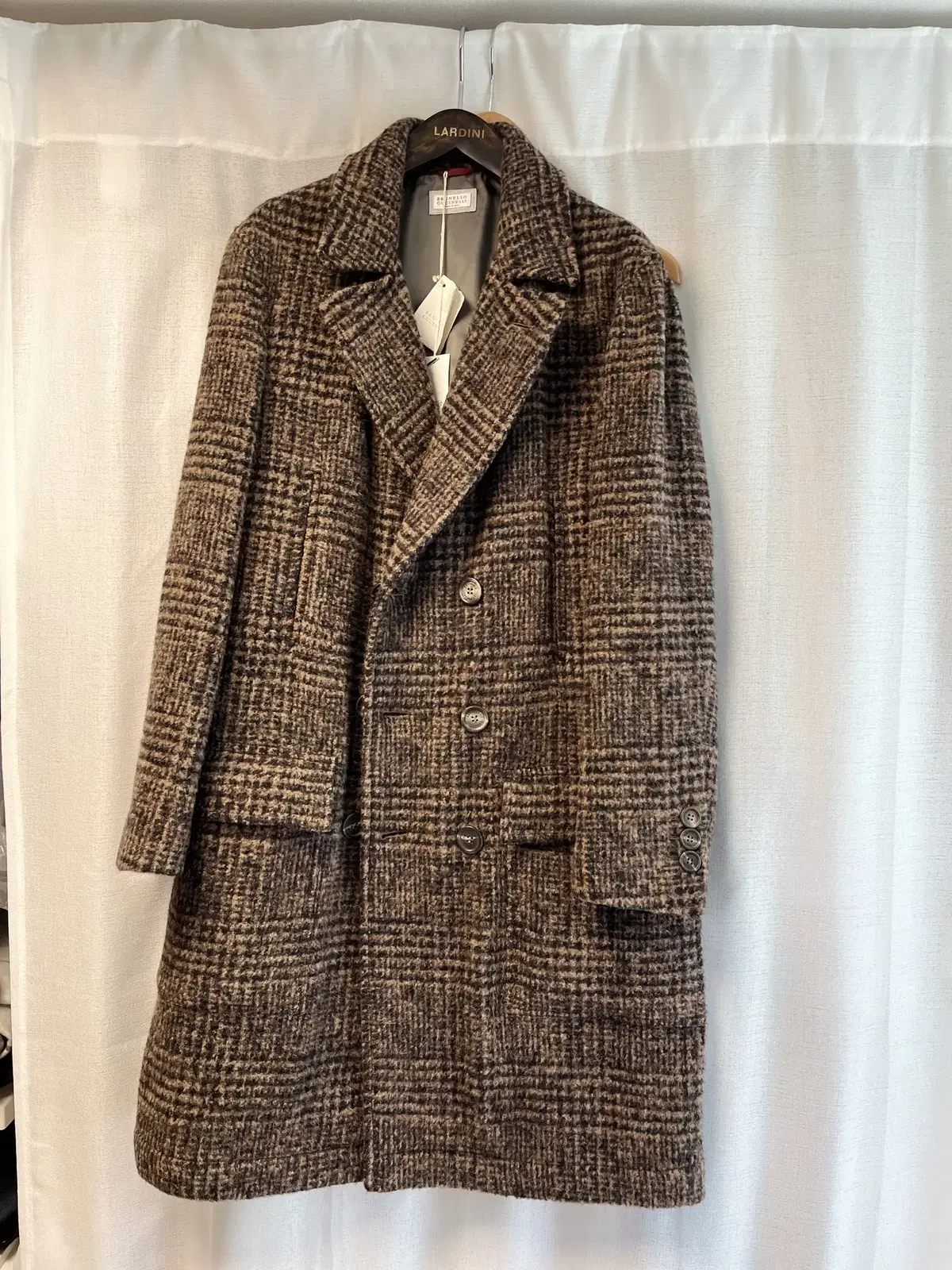 Brunello Cucinelli Alpaca Coat (Double-breasted) with Loro Piana Trousers