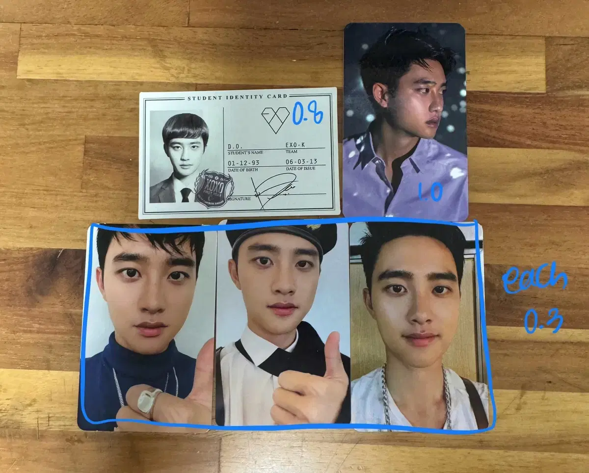 exo d.o. photocard wts exo D.O