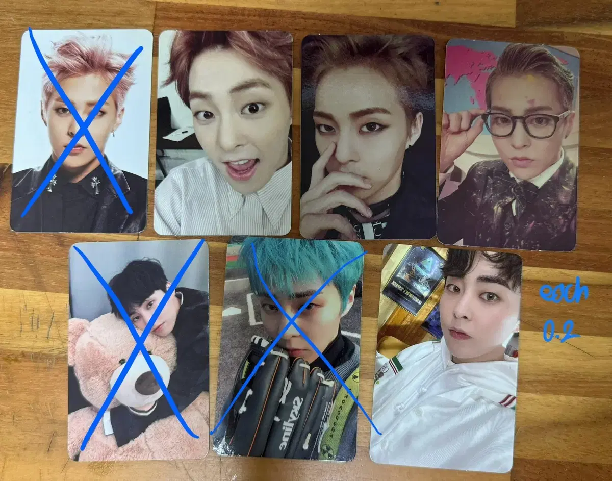 exo xiumin photocard wts exo xiumin