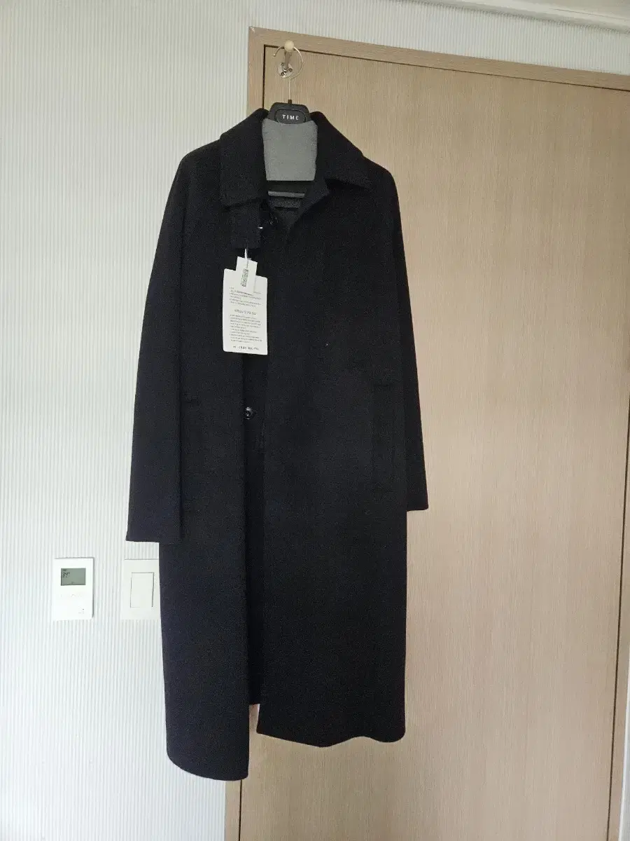 Time Homme Balmacan Coat Dark Navy L Sale 23FW