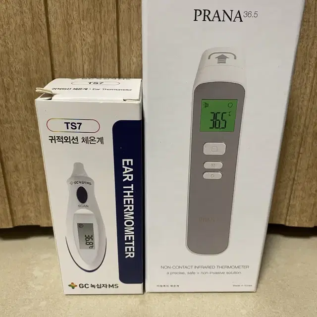 녹십자 TS7 적외선 귀체온계/ PRANA 36.5 프루나 적외선 체온계