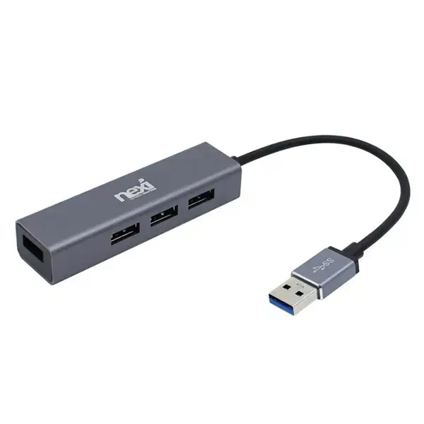 USB3.0 4포트 확장 케이블일체형 허브 17.5cm