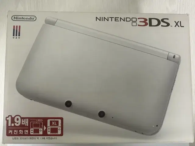 닌텐도 3DS XL 화이트 국내정발 풀박스