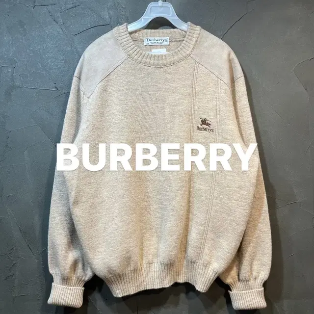 [XL] BURBERRY 버버리 코만도 울 니트