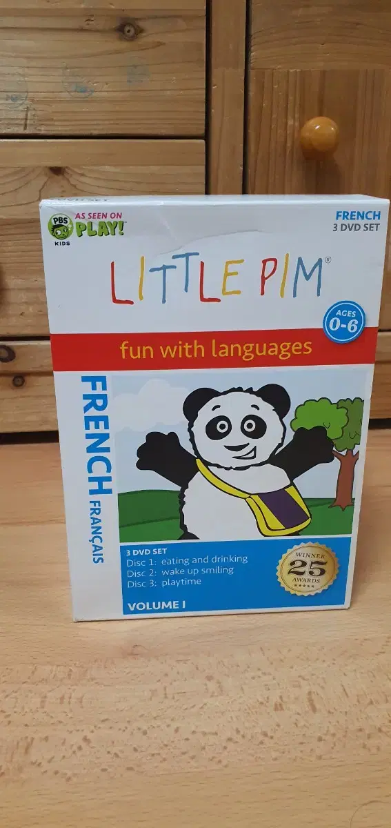 LITTLE PIM FRENCH(프랑스어) 0세~6세 DVD/책/카드