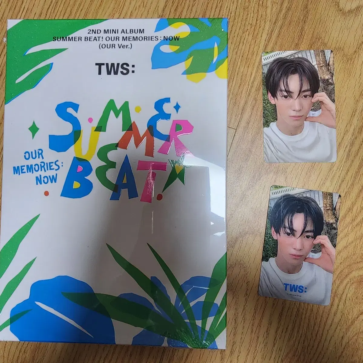 Tws 투어스 summer beat 앨범 + 한진 포카 + 한진 거울