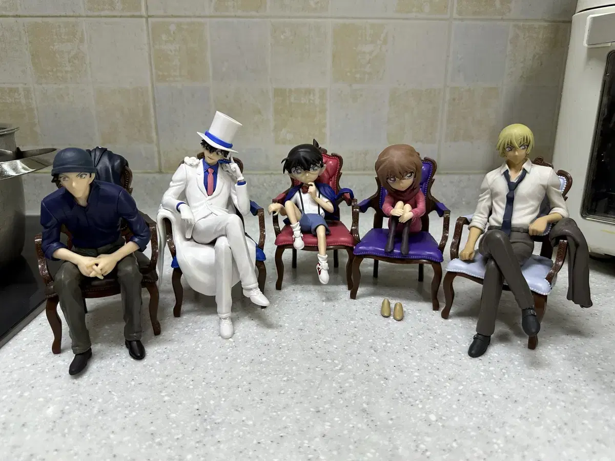 Detective Conan Figures 5-Piece Set by Grace Collection