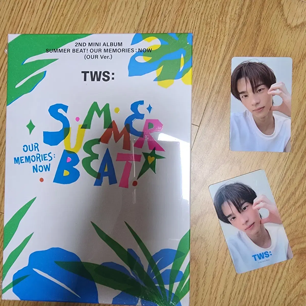 Tws 투어스 summer beat 앨범 + 신유 포카 + 신유 거울