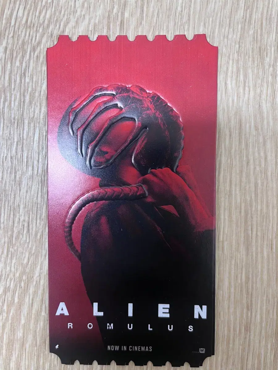 Alien Romulus Original Ticket