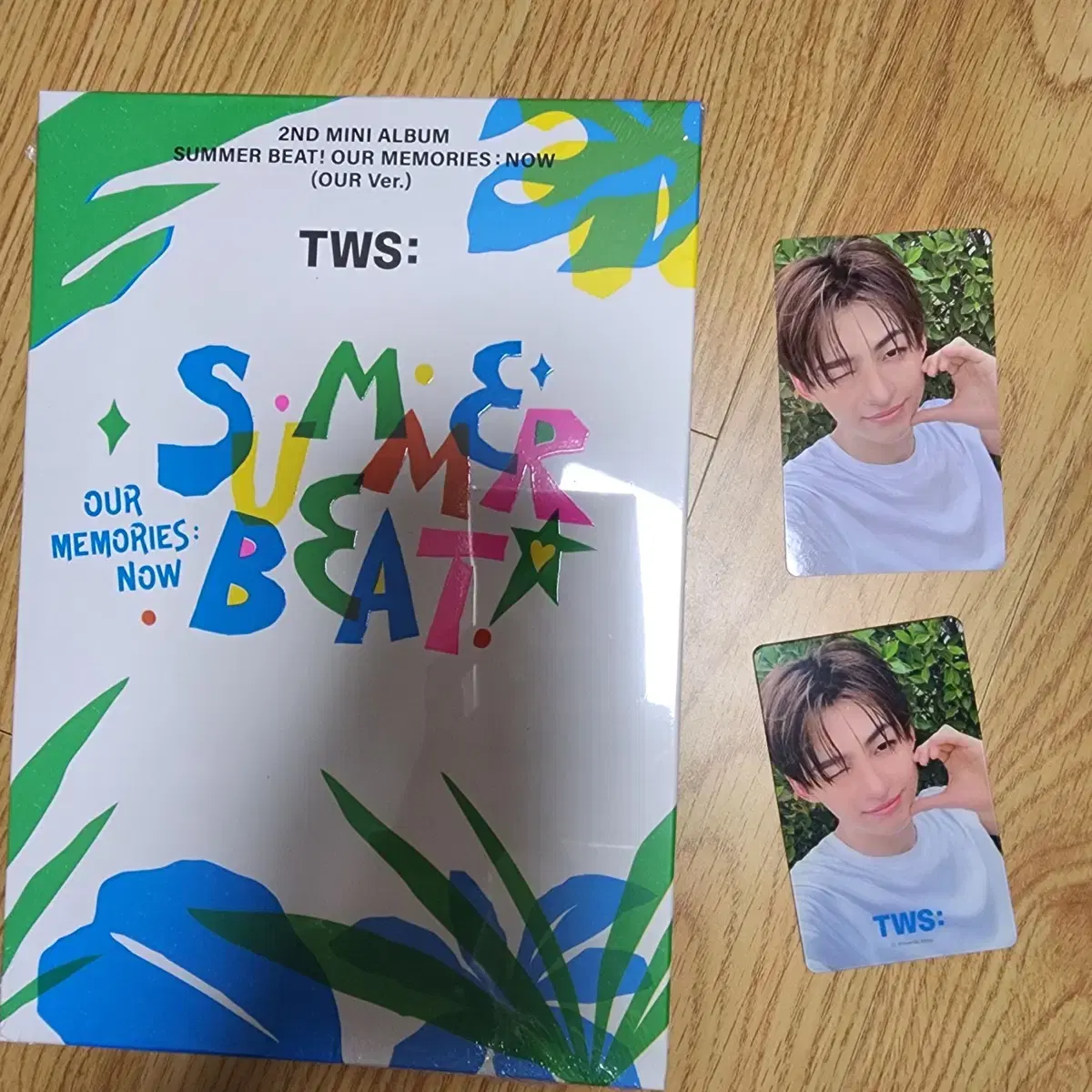 Tws 투어스 summer beat 앨범 + 지훈 포카 + 지훈 거울