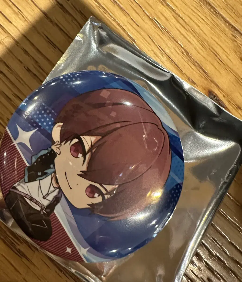 Ainana) Animate Café Badge Touma + Momo