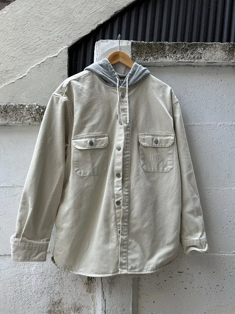 00s Levi's Duck Canvas Vintage Oversized Workshirt Jacket 105siz