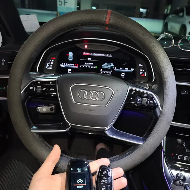 아우디 A6 스페어키 예비키로 AUDI 최신형 LCD 디지털키 추가 제작