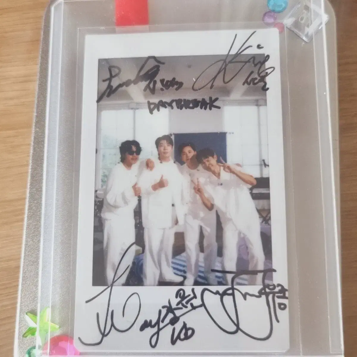 Dey break autographed polaroid wts!