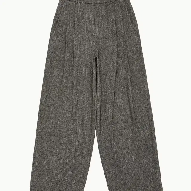 아모멘토 24FW WOOL TWEED WIDE PANTS 차콜 M