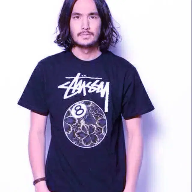 스투시 Stussy Gold Flake 8 Ball T-Shirt