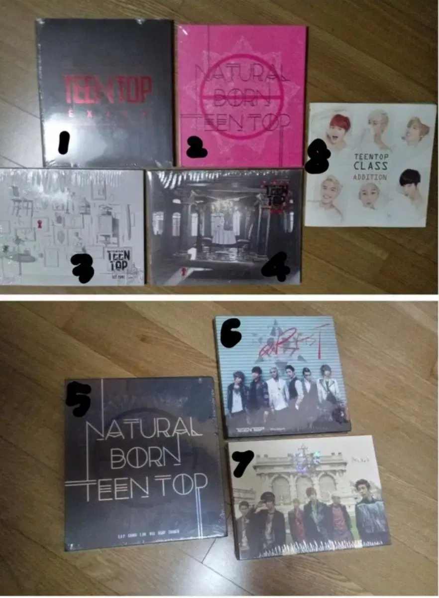 New unsealed teen top album