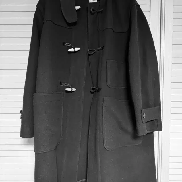 에스피노오나지 코트 Wide Duffle Coat Black