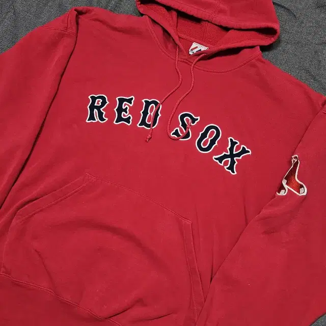 마제스틱 레드 삭스 red sox 로고 스웻후드 후드티