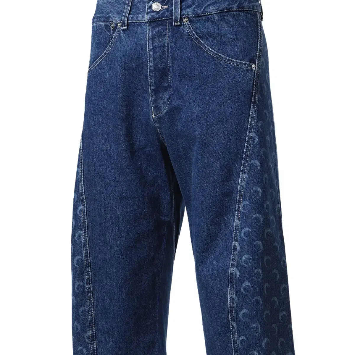 Marine Serre 마린 세르 DENIM BAGGY PANTS