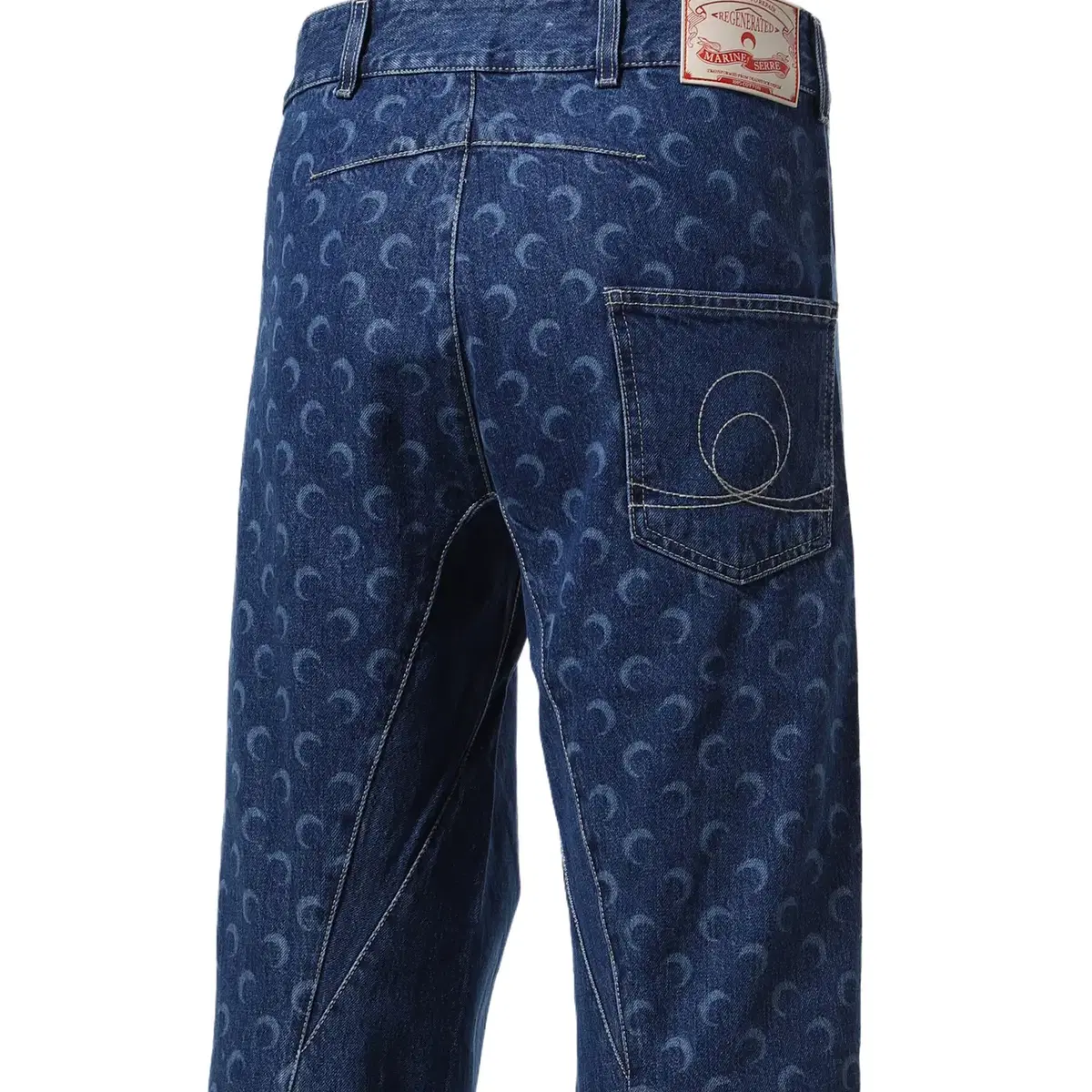 Marine Serre 마린 세르 DENIM BAGGY PANTS