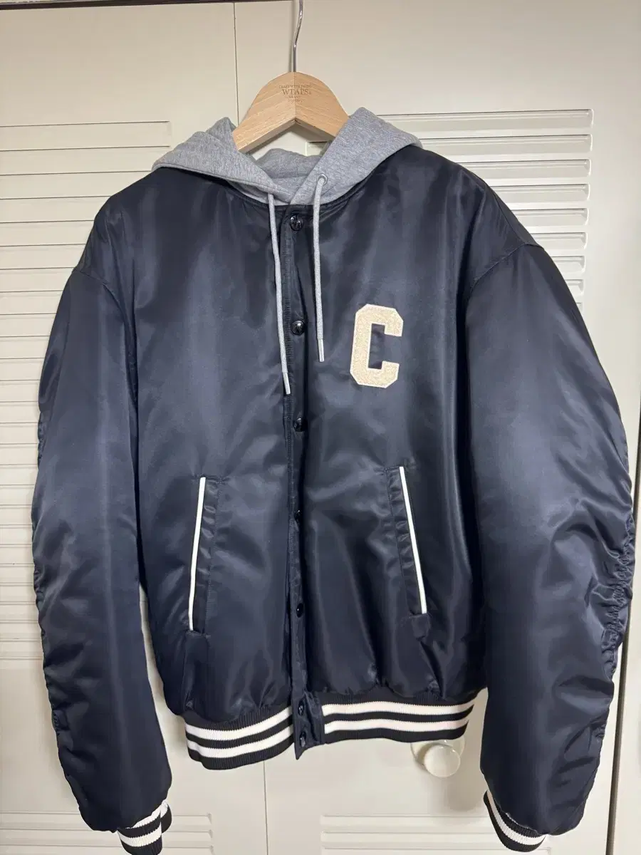 Seline Backlog College Teddy Bomber Jacket