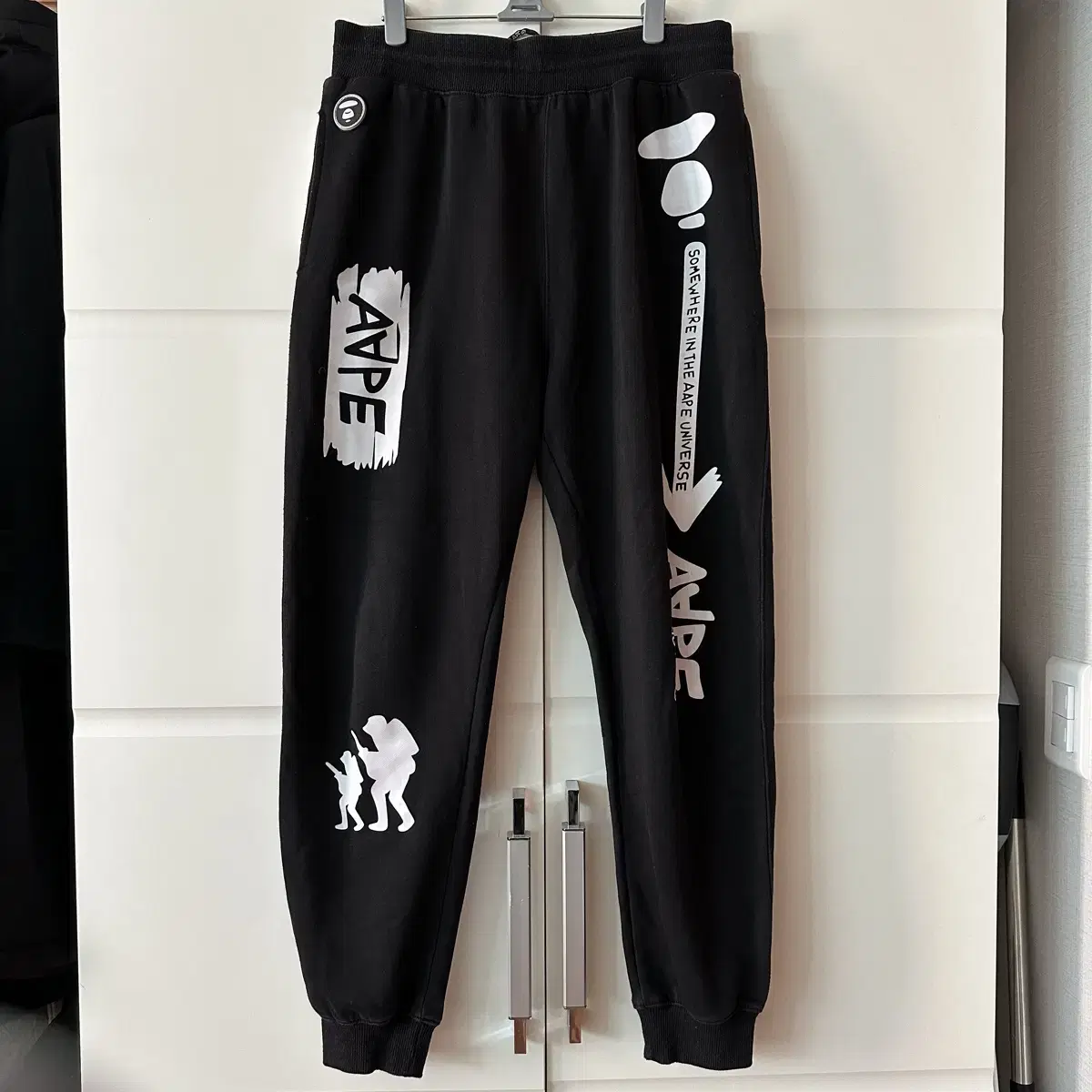 Vape AAPE Black Jogger Pants