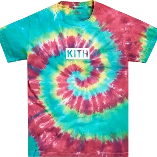 키스 KITH Treats Swirl T-Shirt Tie Dye