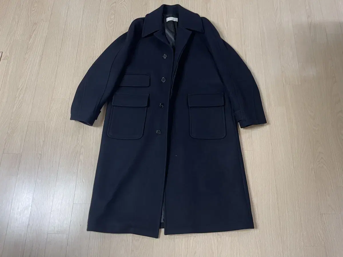 Afterpray Tourist Balmacan Coat Navy